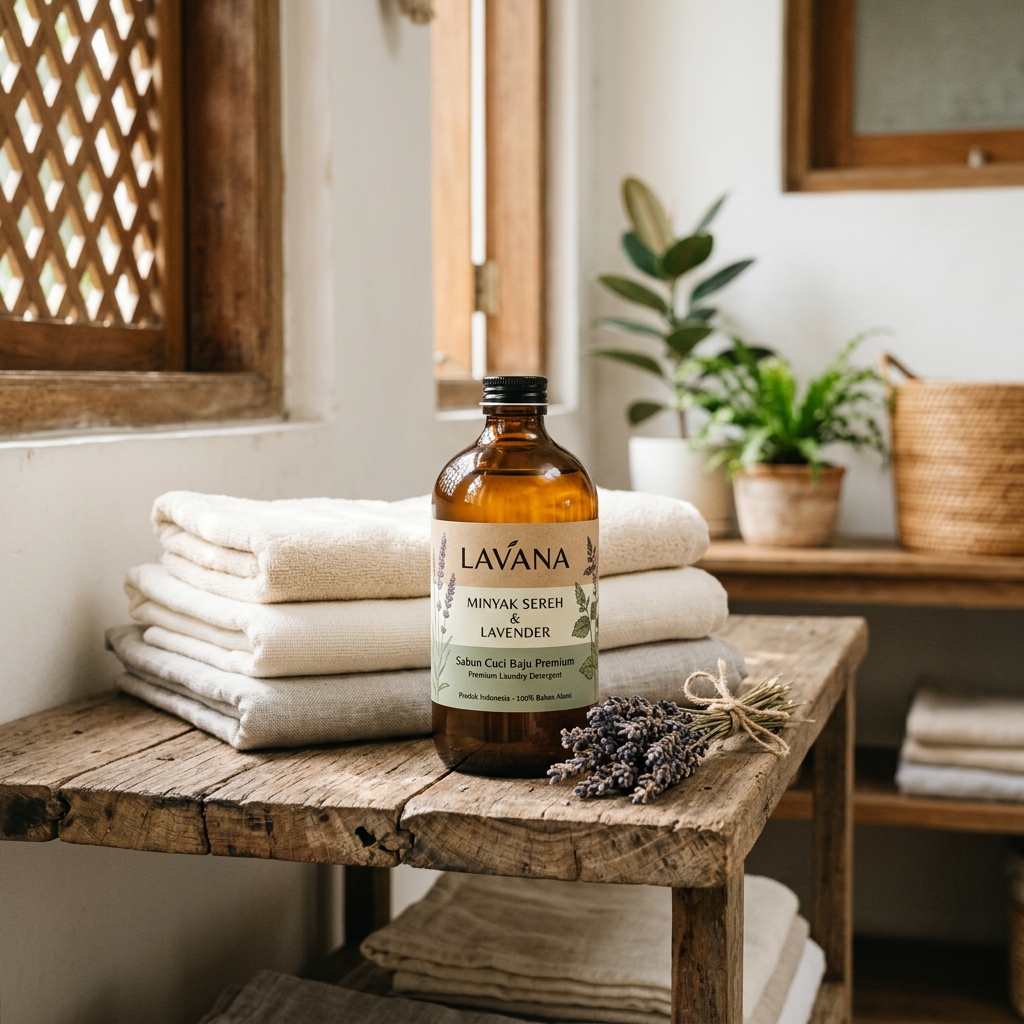 Deterjen Cair Premium Lavender Bloom detail